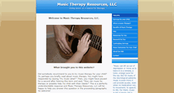 Desktop Screenshot of musicrxresources.com